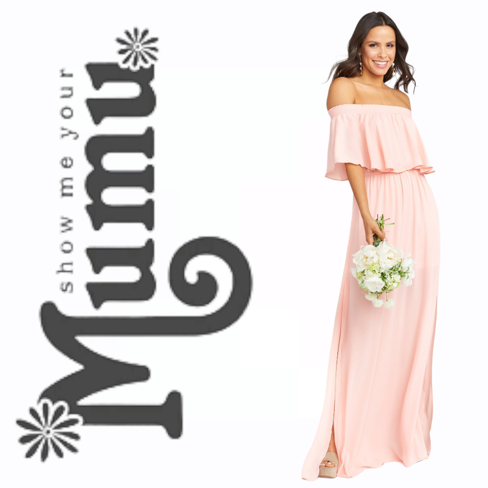 Show Me Your MuMu Hacienda Maxi Dress Frosty Pink